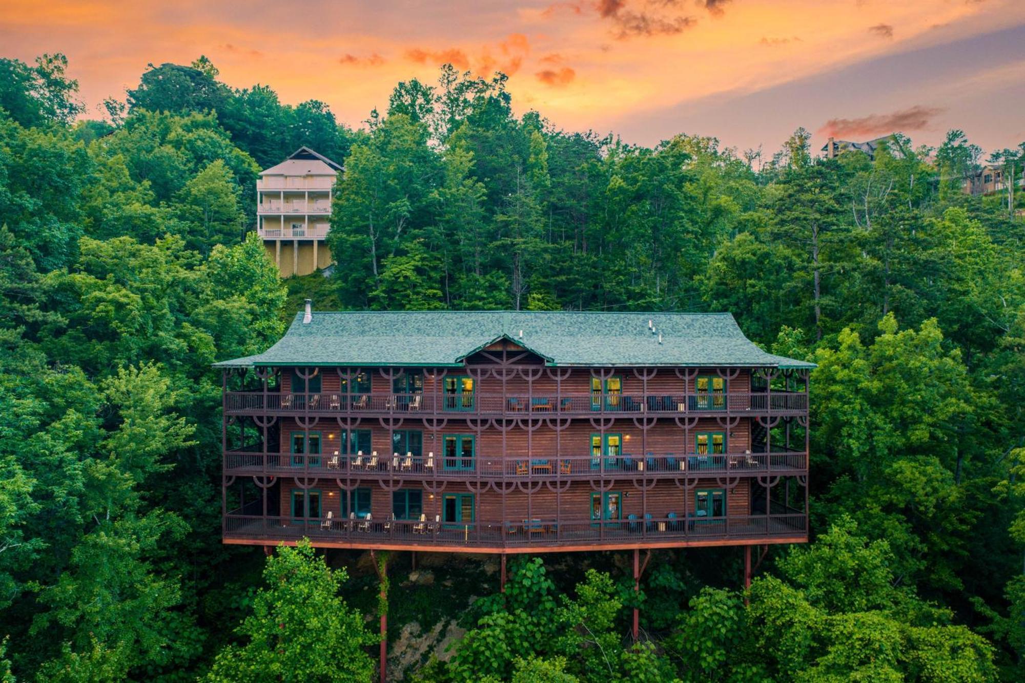 Hickory Ridge By Avantstay Incredible Private Elevated Cabin Sleeps 20 Gatlinburg Luaran gambar